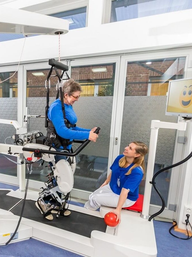 Gangroboter Lokomat Klinik für Neurologische und Fachübergreifende Frührehabilitation